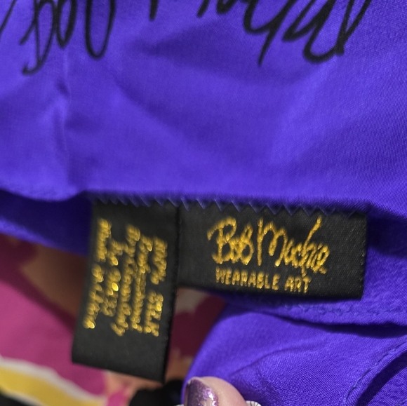 Bob Mackie Floral Scarf - Picture 4 of 4